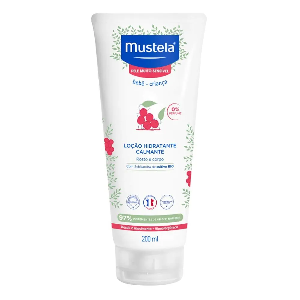 Creme Hidratante Calmante Mustela Bebê Pele Muito Sensível 200ml