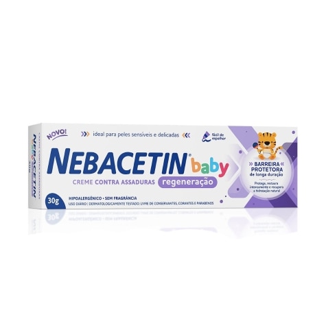 Creme para Assaduras Nebacetin Baby Regeneração 30g